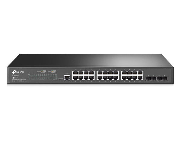 JetStream 24-Port Gigabit L2+ Managed Switch with 4 SFP Slots