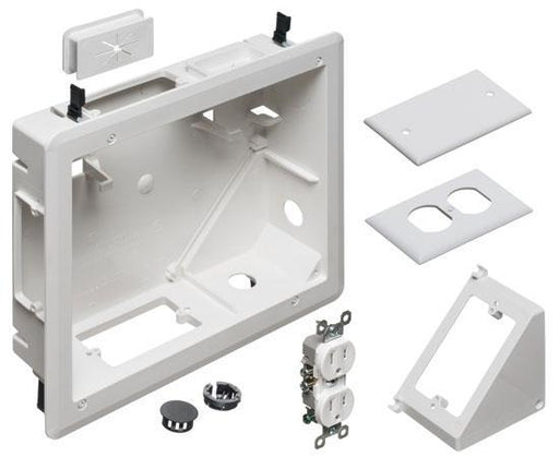 Recessed Power & Low Voltage Electrical Box 8" x 10" Kit